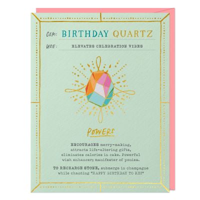 Cover for Em &amp; Friends · 6-Pack Em &amp; Friends Birthday Quartz Fantasy Stone Cards (MISC) (2021)