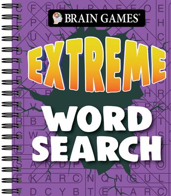 Cover for Publications International Ltd · Brain Games - Extreme Word Search (Purple) (Spiral Book) (2021)