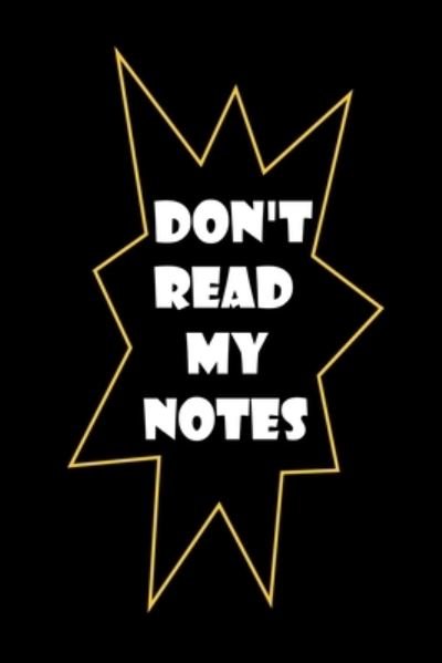 Cover for Letters · Don't read my notes (Paperback Bog) (2019)