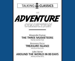 Cover for Jules Verne · The Adventure Collection: The Three Musketeers / Treasure Island / Around the World in 80 Days - Talking Classics (Lydbog (CD)) (2019)