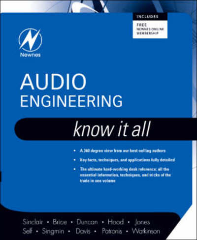Cover for Self, Douglas (Senior designer of high-end audio amplifiers; Contributor to Electronics World magazine) · Audio Engineering: Know It All - Newnes Know it All (Paperback Book) (2008)
