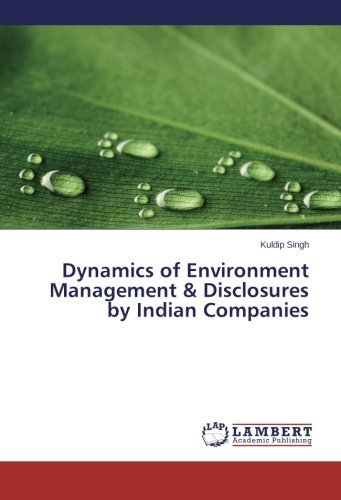Cover for Kuldip Singh · Dynamics of Environment Management &amp; Disclosures by Indian Companies (Paperback Bog) (2014)