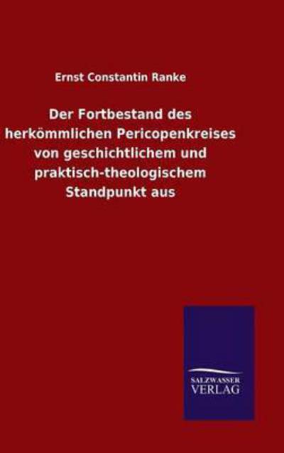 Cover for Ranke · Der Fortbestand des herkömmlichen (Book) (2015)