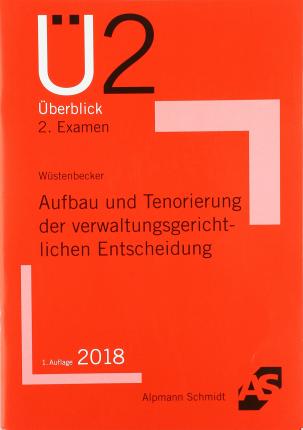 Cover for Wüstenbecker · Aufbau und Tenorierung der (Book)