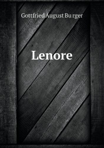 Cover for Gottfried August Burger · Lenore (Paperback Book) (2013)