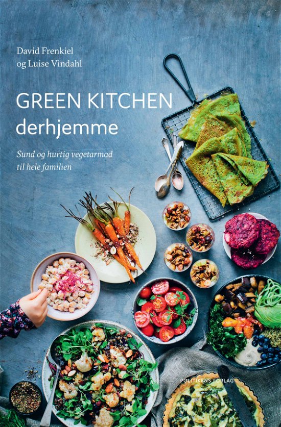 Cover for David Frenkiel &amp; Luise Vindahl · Green Kitchen derhjemme (Innbunden bok) [1. utgave] (2018)
