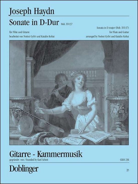 Cover for Haydn · Sonate in D-Dur Hob. XVI:37,Fl+Gi (Bog)
