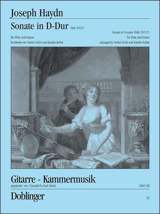 Sonate in D-Dur Hob. XVI:37,Fl+Gi - Haydn - Książki -  - 9790012205265 - 