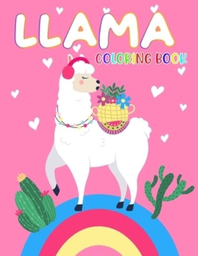 Cover for Willie Johnson · Llama Coloring Book (Paperback Book) (2021)