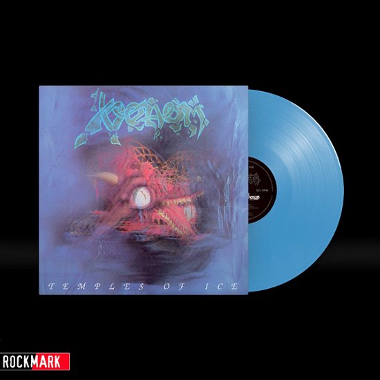 Cover for Venom · Temples of Ice (Blue Vinyl) (LP) (2021)
