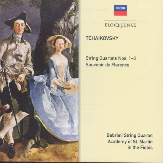 Cover for Pyotr Ilyich Tchaikovsky · String Quartets 1-3/souvenir De Florence (CD) (2014)