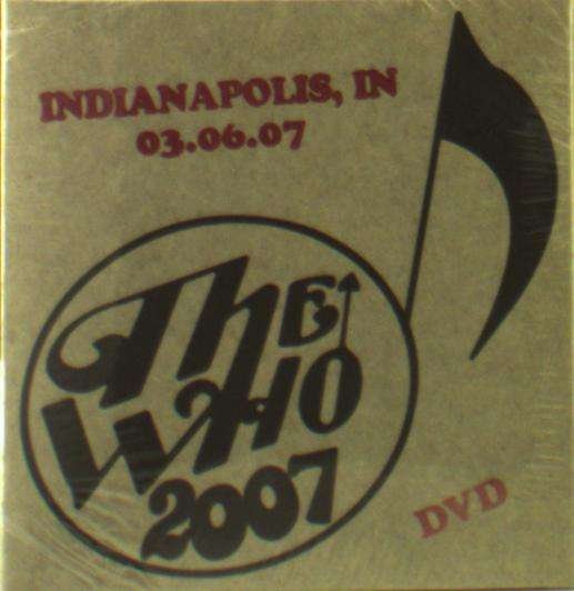 Cover for The Who · Live: 3/6/07 - Indianapolis in (DVD) (2019)