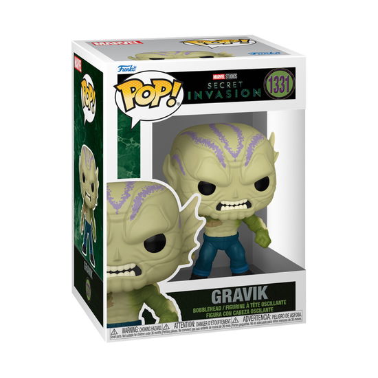 POP BobbleHead Marvel Secret Invasion Gravik 1331 75 - POP BobbleHead Marvel Secret Invasion Gravik 1331 75 - Merchandise - Funko - 0889698756266 - December 27, 2023