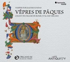 Cover for Ensemble Organum · Vepres De Paques (CD) (2019)