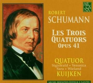 Streichquartette op.41, 1-3 - Quatuor Kuijken - Musik - Arcana - 3464858013266 - 1. oktober 2009