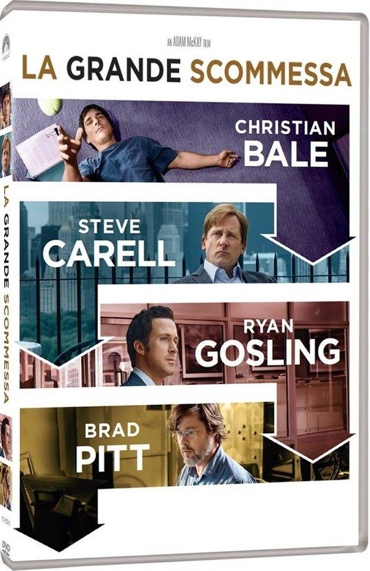 Cover for Christian Bale,steve Carell,ryan Gosling,brad Pitt · Grande Scommessa (La) (DVD) (2021)