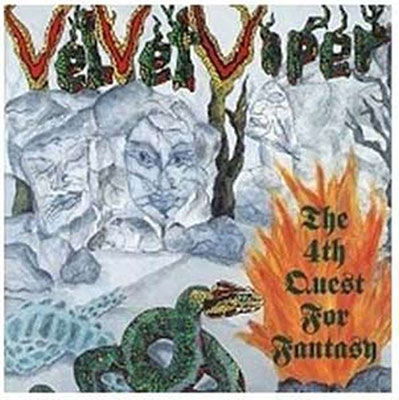 Cover for Velvet Viper · The 4th Quest for Fantasy (Remastered) (Ltd.white) (LP) [Remastered edition] (2022)