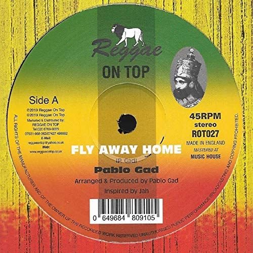 Cover for Pablo Gad · Fly Away Home (LP) (2019)