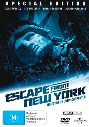 Cover for John Carpenter · Escape from New York (DVD) (2008)