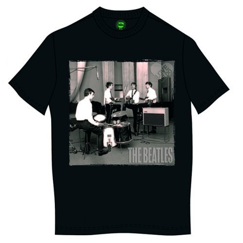 The Beatles Unisex T-Shirt: 1962 Studio Session - The Beatles - Merchandise - Apple Corps - Apparel - 5055295328266 - 9 januari 2020