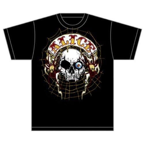 Alice Cooper Unisex T-Shirt: Band Back Patch - Alice Cooper - Merchandise - ROFF - 5055295360266 - 22. juli 2013