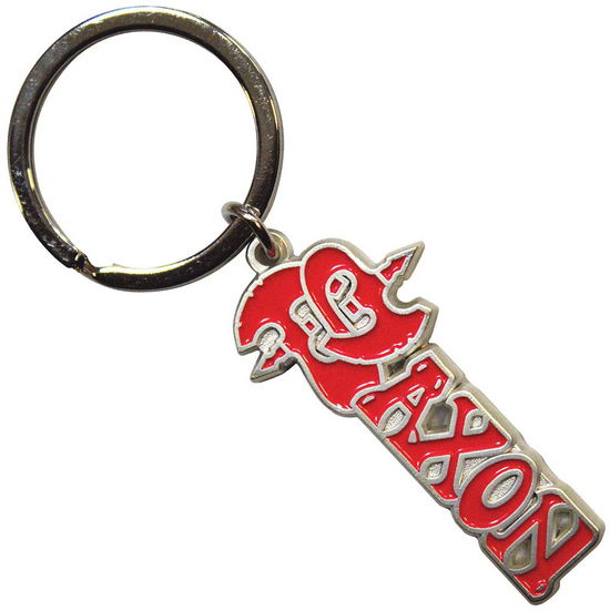 Cover for Saxon · Saxon Keychain: Red Logo (MERCH) (2024)