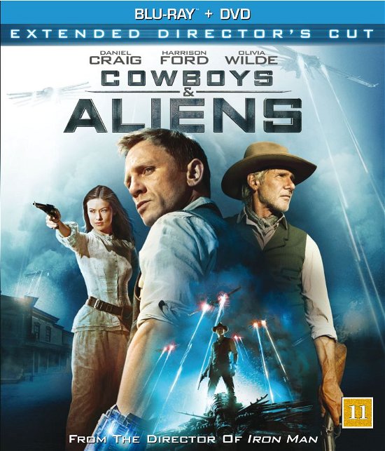 Cover for Cowboys &amp; Aliens (Blu-ray) [Blu-Ray+DVD edition] (2012)