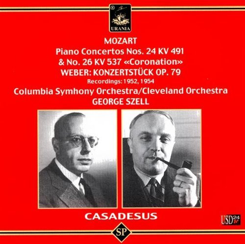 Cover for Mozart / Weber / Casadesus / Szell / Columbia So · Piano Concerto / Konzertstuck (CD) (2004)