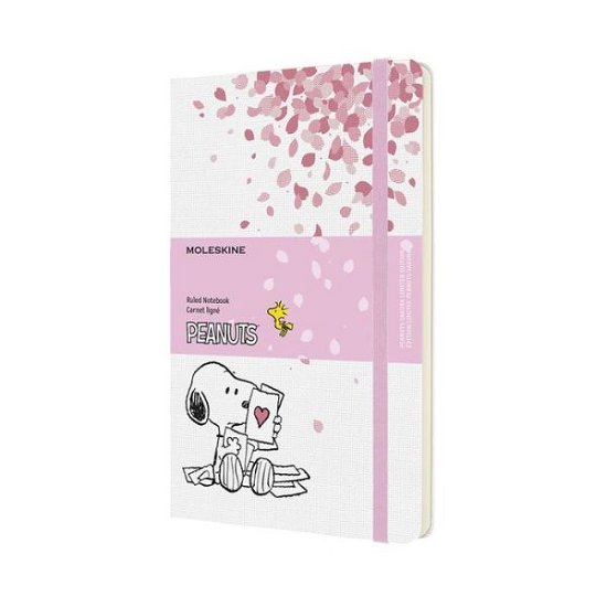 Cover for Moleskine · Moleskine Limited Edition Notebook Peanuts Sakura, Large, Ruled, White (5 X 8.25) (Book) (2020)