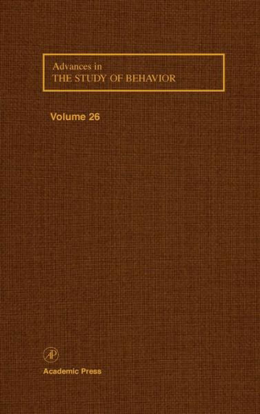 Cover for Charles Snowdon · Advances in the Study of Behavior - Advances in the Study of Behavior (Inbunden Bok) (1997)