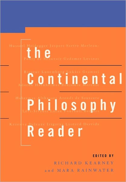 Cover for R Kearney · The Continental Philosophy Reader (Taschenbuch) (1995)