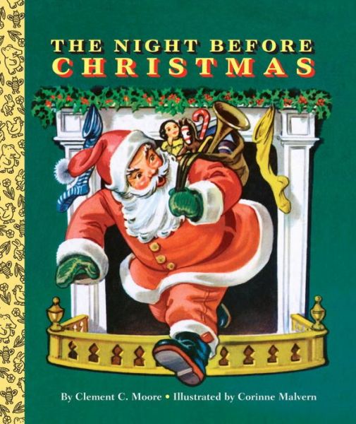 Cover for Clement C. Moore · The Night Before Christmas - Big Golden Board Book (Board book) (2015)