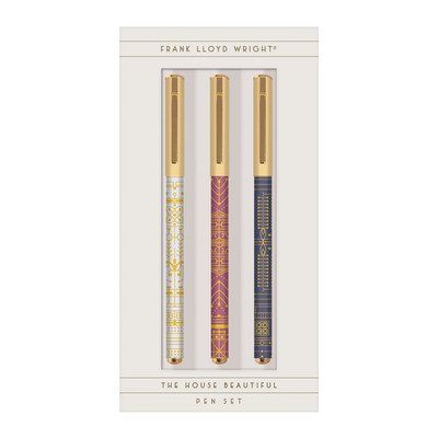 Cover for Galison · Frank Lloyd Wright The House Beautiful Everyday Pen Set (MERCH) (2019)