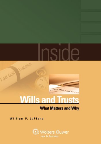 Cover for William P. Lapiana · Inside Wills &amp; Trusts: What Matters &amp; Why (Taschenbuch) [Stu Stg edition] (2012)