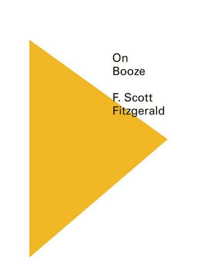 Cover for F. Scott Fitzgerald · On Booze (Paperback Bog) (2011)
