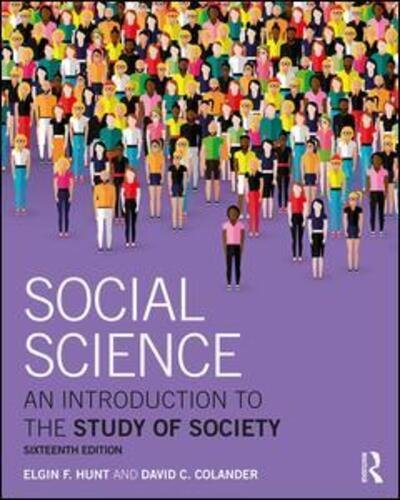 Cover for Hunt · Social Science (Bok) [16 New edition] (2016)
