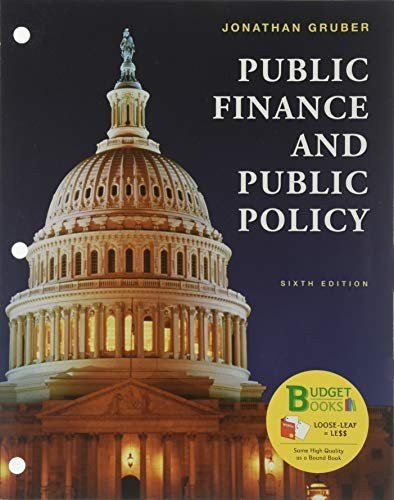 Cover for Jonathan Gruber · Loose-Leaf Version for Public Finance Public Policy (Loose-leaf) (2019)