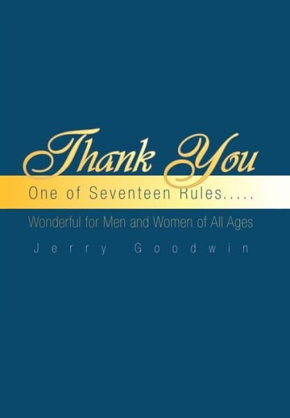 Cover for Jerry Goodwin · Thank You (Hardcover Book) (2007)