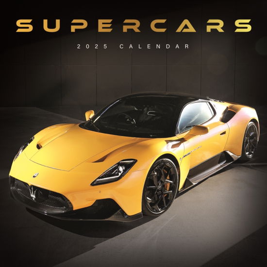 Cover for Carousel Calendars · Supercars Square Wall Calendar 2025 (Paperback Book) (2024)