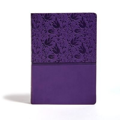 Cover for KJV Super Giant-Print Reference Bible--soft leather-look, purple (Book) (2020)