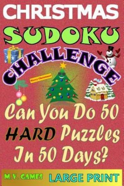 Cover for M V Games · Christmas Sudoku Challenge (Paperback Book) (2016)
