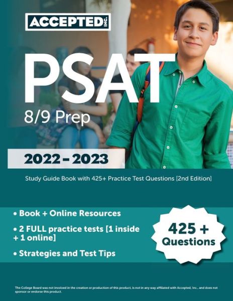 PSAT 8/9 Prep 2022-2023 - Cox - Książki - Accepted, Inc. - 9781637982266 - 18 czerwca 2022