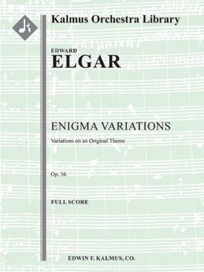 Cover for Alfred Music · Enigma Variations -- Variations on an Original Theme, Op. 36 (Pocketbok) (1901)