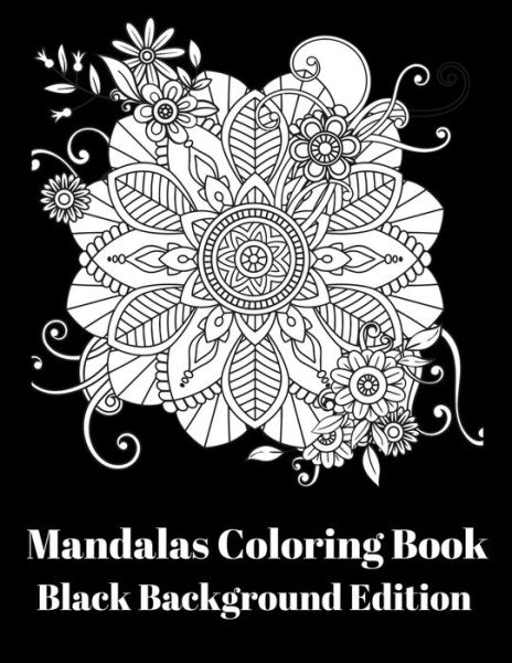 Cover for Happy Coloring Press · Mandalas Coloring Book Back Background Edition (Paperback Book) (2019)