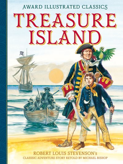 Cover for Robert Louis Stevenson · Treasure Island - Award Illustrated Classics (Hardcover Book) (2020)