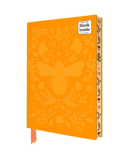 Cover for Jade Mosinski: Bee Artisan Art Blank Notebook (Flame Tree Journals) - Artisan Art Blank Notebooks (Skrivemateriell) (2026)