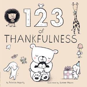 Cover for Patricia Hegarty · 123 of Thankfulness (Board book) (2022)