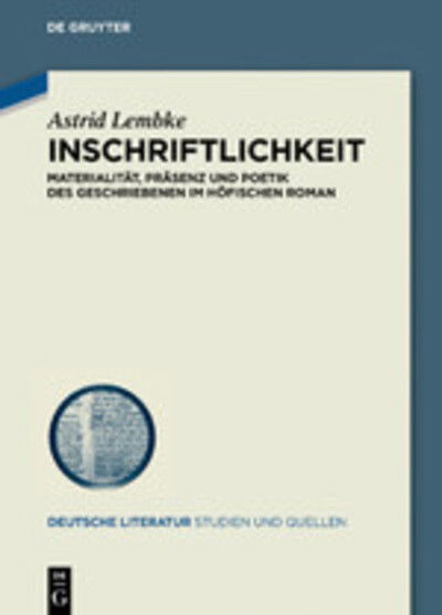 Cover for Lembke · Inschriftlichkeit (Bok) (2020)