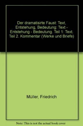 Cover for F. Müller · Dramatisirte Faust.1-2 (Book)