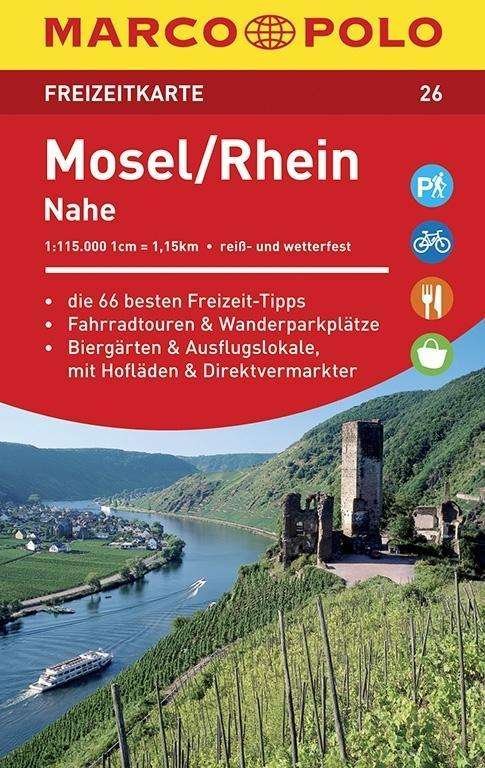 Cover for Mair-Dumont · Mosel, Rhein, Nahe, Marco Polo Freizeitkarte 26 (Book) (2015)